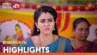 Vanathai Pola - Highlights | 21 Nov 2023 | Sun TV | Tamil Serial