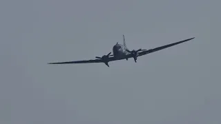 Douglas C 47 Skytrain Duxford Air Festival 26th May 2018 4k