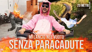 MI LANCIO NEL VUOTO SENZA PARACADUTE 😱 SFIDE ESTREME 🔥- iPantellas