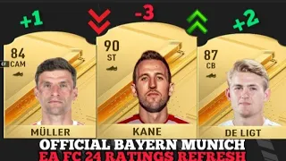 FC 24 | OFFICIAL BAYERN MUNICH PLAYER RATINGS | FIFA 24 🤯🔥FT.KANE,MUSIALA,DE LIGT..ETC