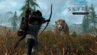 Skyrim AE - Легенда, Выживание и Лучник! 17 Белый Берег.