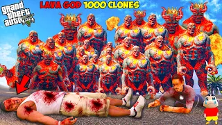 1000 All Father Lava God Try To Kill Franklin & Avengers in GTA 5 ! | GTA 5 AVENGERS