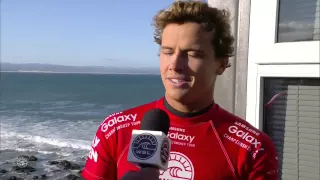 Julian Wilson Interview after Mick Fanning Shark Attack at Jay Bay