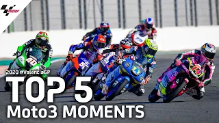 Top 5 Moto3 Moments | 2020 #ValenciaGP