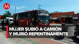 Una mujer murió mientras viajaba en un autobús en Guadalajara