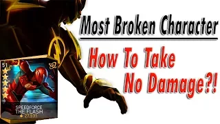 TAKE NO DAMAGE! How To Play The Perfect Game! Most Broken Character In Injustice 2 Mobile! No Hacks!