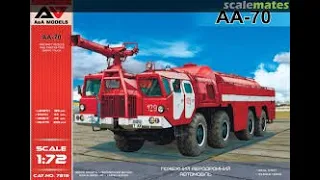 A&A models 1/72 AA-70 Aircraft Rescue and Firefighting Truck