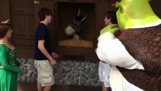 Talking to Donkey at Universal