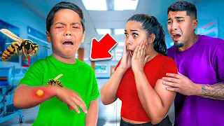 Zakyius Got Stung By A Bee! ​⁠Part 1 @TheTrenchFamily
