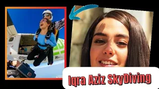 Actor Iqra Aziz Skydiving Experience|2022| in UAE #iqraaziz #uae #skydiving #trending