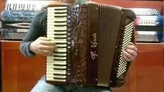 Fisarmonica G. Verde mod. Opera wood line
