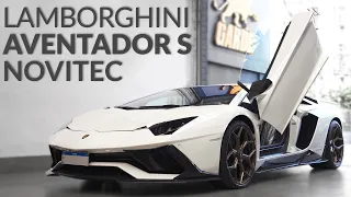 Recebemos a Aventador S Novitec EXCLUSIVA do @CaioAraujo para uma manutenção e soltar mais FOGO!