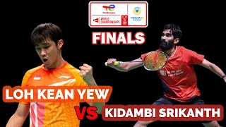 🔴 LOH KEAN YEW vs KIDAMBI SRIKANTH - Full Match FINALS The New World Champions