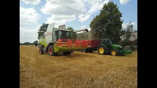 Żniwa Jęczmienia🔥Pierwsze koszenie Triona😱Claas Trion 520😍UR ROLKOP🔥Agro Sznajder🔥3xPronar😱