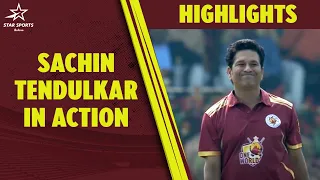Watch Sachin Tendulkar in action at One World One Family Cup 2024
