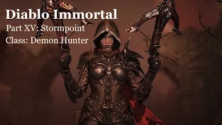 Diablo Immortal Demon Hunter Playthrough Part 15 - Stormpoint (iOS)