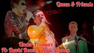 Queen & Friends | Under Pressure Ft: David Bowie, Annie Lennox | Live at Wembley Stadium 1992