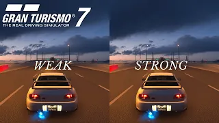 Gran Turismo 7 Anti-Lag Comparison