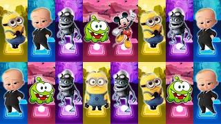 Minions All Video Megamix 🆚 Om Nom 🆚 Crazy Frog 🆚 Mickey Mouse 🎶 Who Will Win?