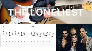Måneskin - THE LONELIEST (guitar cover with tabs & chords)