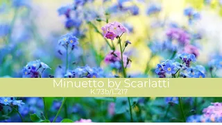 Minuet by Scarlatti K.73b/L.217