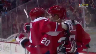 Ovechkin not score empty net but pass Backstrom for hattrick