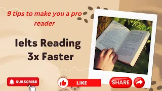 Triple Your IELTS Reading Speed | HOW TO READ FASTER? | IeltsMasterPrep