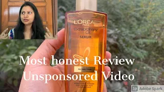 Most Honest and unsponsored review of Loreal Paris extraordinary oil hair serum / pinkishpinkey