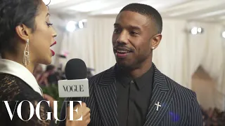 Michael B. Jordan on His High Expectations for the Met Gala | Met Gala 2018 With Liza Koshy | Vogue