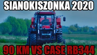 ☆90 KM VS CASE RB 344☆SIANOKISZONKA 2020☆CASE NA STERYDACH☆ZETOR☆