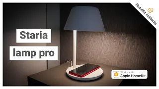 Yeelight Staria bedside Lamp Pro review - Wireless charging HomeKit bedside lamp