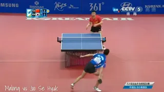 Table Tennis - DEFENSE (JOO SE HYUK) vs ATTACK (MA LONG)