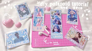 diy kpop polaroids — decorate w/ me + tutorial ☪︎⋆｡