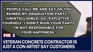 Veteran concrete contractor is just a con artist say customers