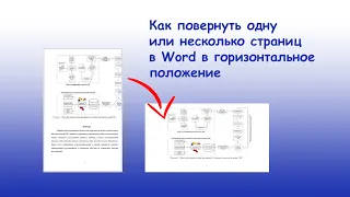 Как повернуть одну или несколько страниц в Word в горизонтальное положение (изменение ориентации)