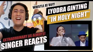 Lyodra Ginting - Oh Holy Night | SINGER REACTION