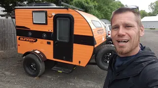 Dustin with Hartleys Auto showing you the 2021 Sunset Park Sunray 109 travel trailer.