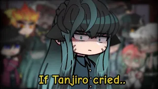 Hashiras react to If Tanjiro cried.. || GCRV || KNY ||