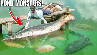 THE RAREST MONSTER FISH in UNITED STATES!! (BIGGER THAN ME)