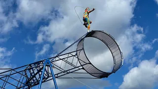 Wheel of death by “The Flying Heroes”outdoor 2022.    «Колесо смерти»