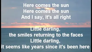 Here Comes The Sun - The Beatles (Lyrics)