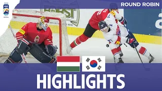 Highlights | Hungary vs. Korea | 2024 #MensWorlds Division 1A