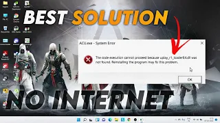 uplay r1 loader64.dll Error Fix //Best Solution✔️// No internet👌