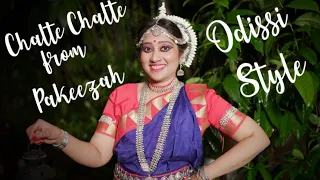 Chalte Chalte Yunhi Koi Mil Gaya Pakeezah Odissi Classical Dance Meena Kumari Lata Mangeshkar see CC