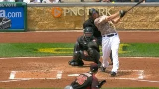 Gerrit Cole belts a three-run homer to left-center