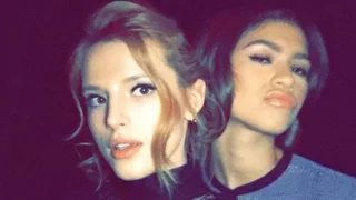 Bella Thorne & Zendaya Reunite at The Hateful Eight Premiere