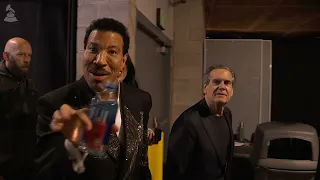 Watch: LIONEL RICHIE Backstage At The 2024 GRAMMYs