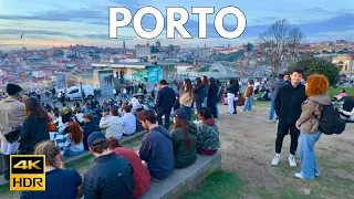 PORTO Portugal, Porto walking tour 2024, Porto sunset - Portugal 4K HDR 🇵🇹