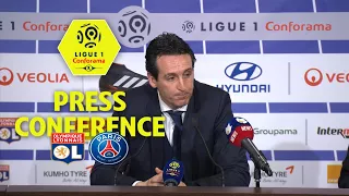 Press Conference Olympique Lyonnais - Paris Saint-Germain (2-1) / 2017-18