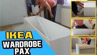 IKEA PAX Wardrobe Assembly Installation for Beginners